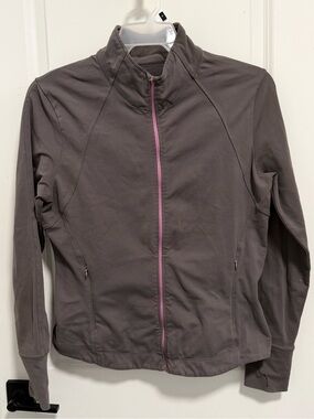 Lucy Gray athletic Jacket with Pink Zip